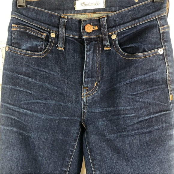 MADEWELL 9 HIGH RISER SKINNY SKINNY DENIM JEANS SIZE(23) - Picture 2 of 15